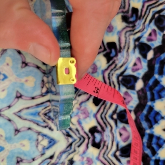 NEW Handmade Blue Resin Tray/ Coaster Piece With Butterfly And Moons Etc. - Picture 11 of 12